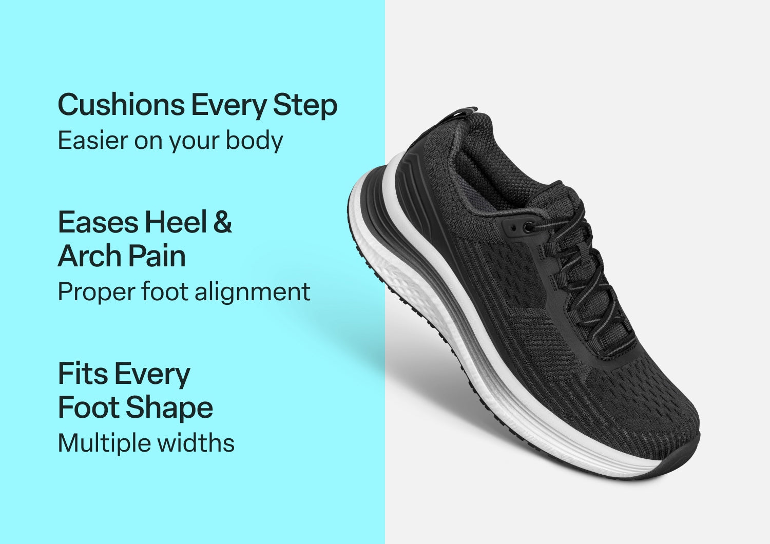 Relay - Midnight Black - Footwear Women Sneakers Stretch