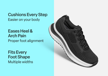 Relay - Midnight Black - Footwear Women Sneakers Stretch