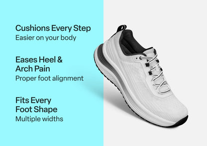 Relay - White - Footwear Women Sneakers Stretch