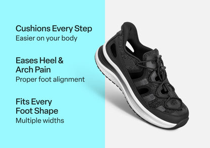 Venus Hands-Free - Black - Footwear Women Sandals