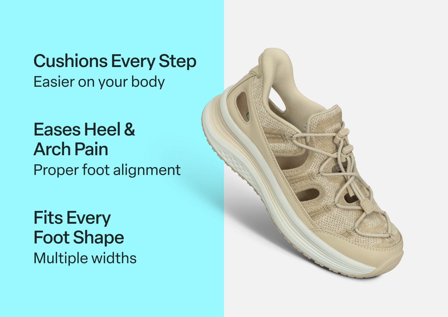 Venus Hands-Free - Beige - Footwear Women Sandals