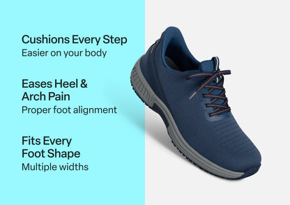 Yari Hands-Free - Navy/Gray - Footwear Men Sneakers Stretch