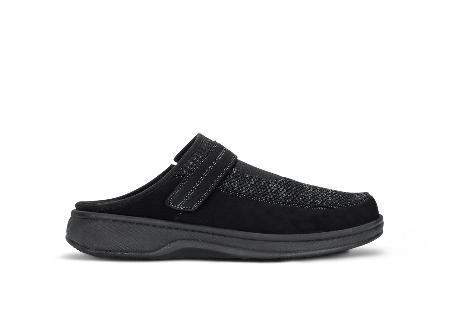 Hudson - Black - Footwear Men Slippers Stretch