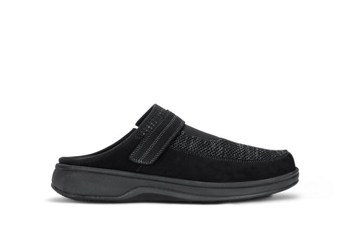 Hudson - Black - Footwear Men Slippers Stretch