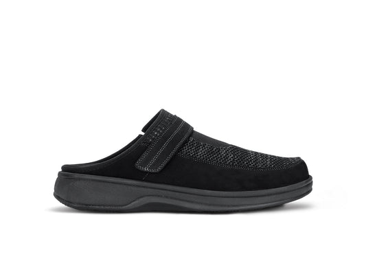 Hudson - Black - Footwear Men Slippers Stretch