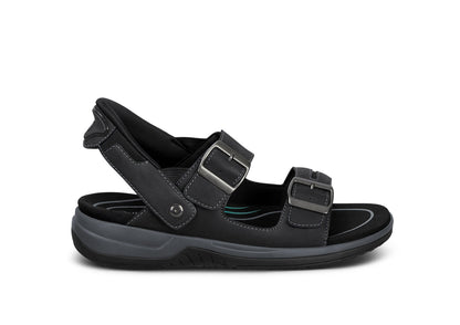 Jupiter Hands-Free - Black - Footwear Men Sandals Heel Strap