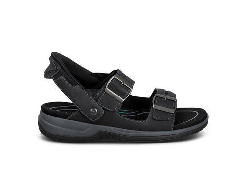 Jupiter Hands-Free - Black - Footwear Men Sandals Heel Strap