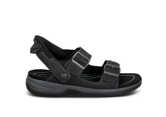 Jupiter Hands-Free - Black - Footwear Men Sandals Heel Strap