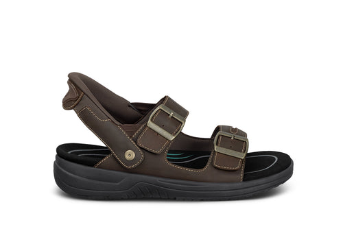 Jupiter Hands-Free - Brown - Footwear Men Sandals Heel Strap