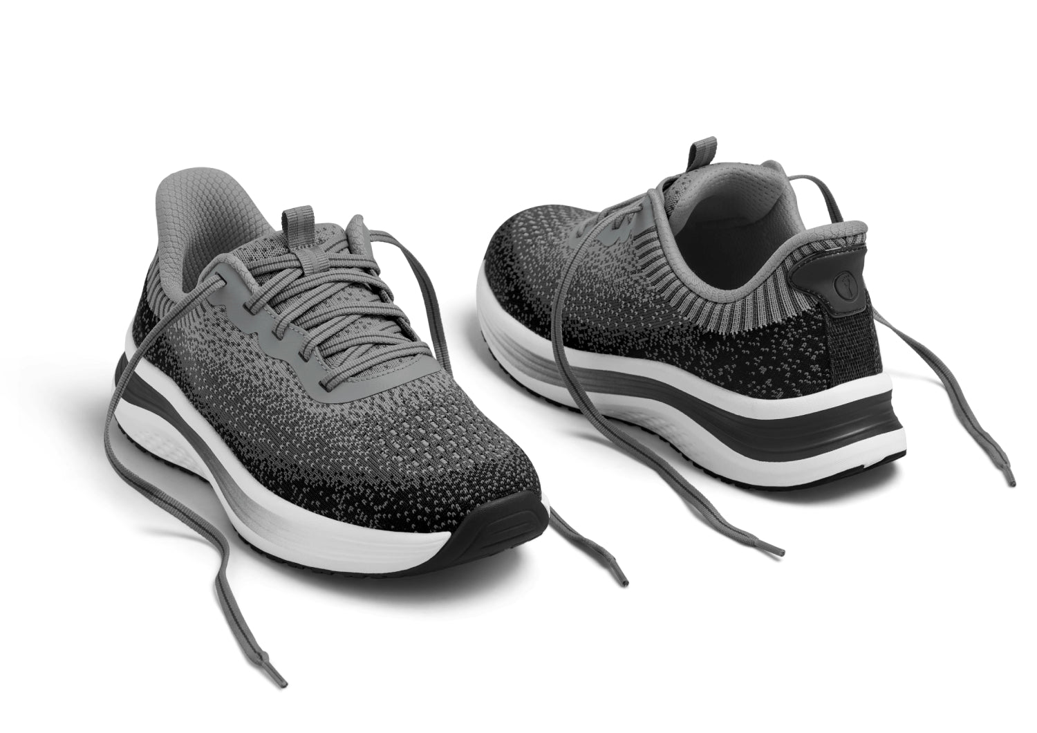 Nira Hands-Free - Black/Gray - Footwear Women Sneakers Stretch