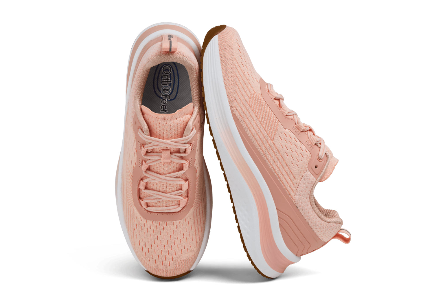 Relay - Peach - Footwear Women Sneakers Stretch
