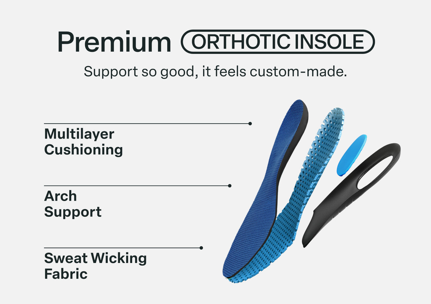 Gel Sport Men’s Orthotics - Insole Men