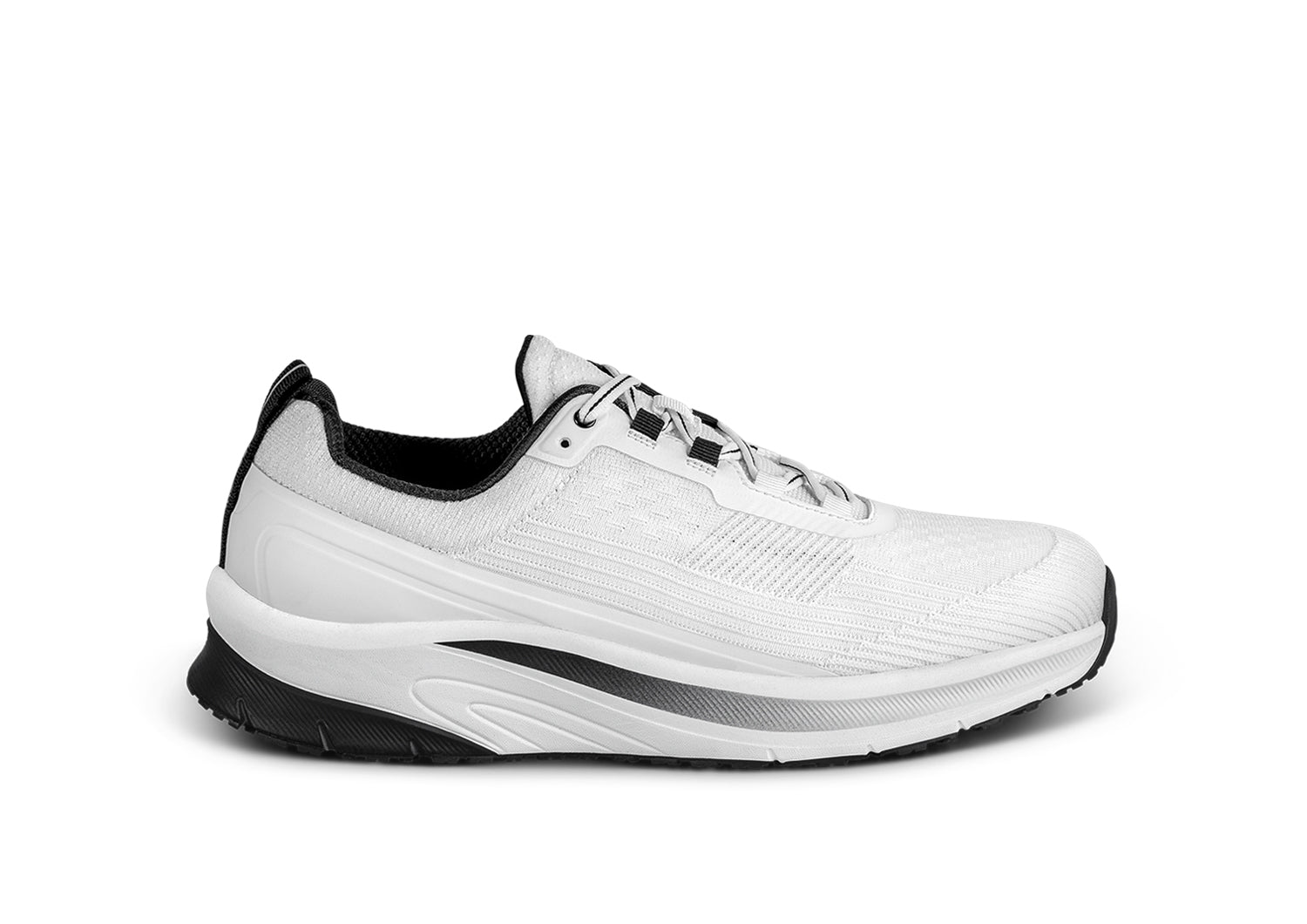 Race - White - Footwear Men Sneakers Stretch