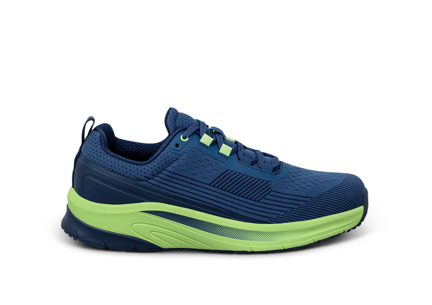 Race - Blue/Green - Footwear Men Sneakers Stretch