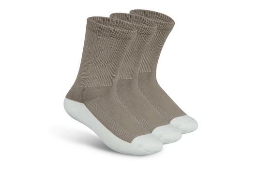 Padded Sole Diabetic Socks - Brown - Socks