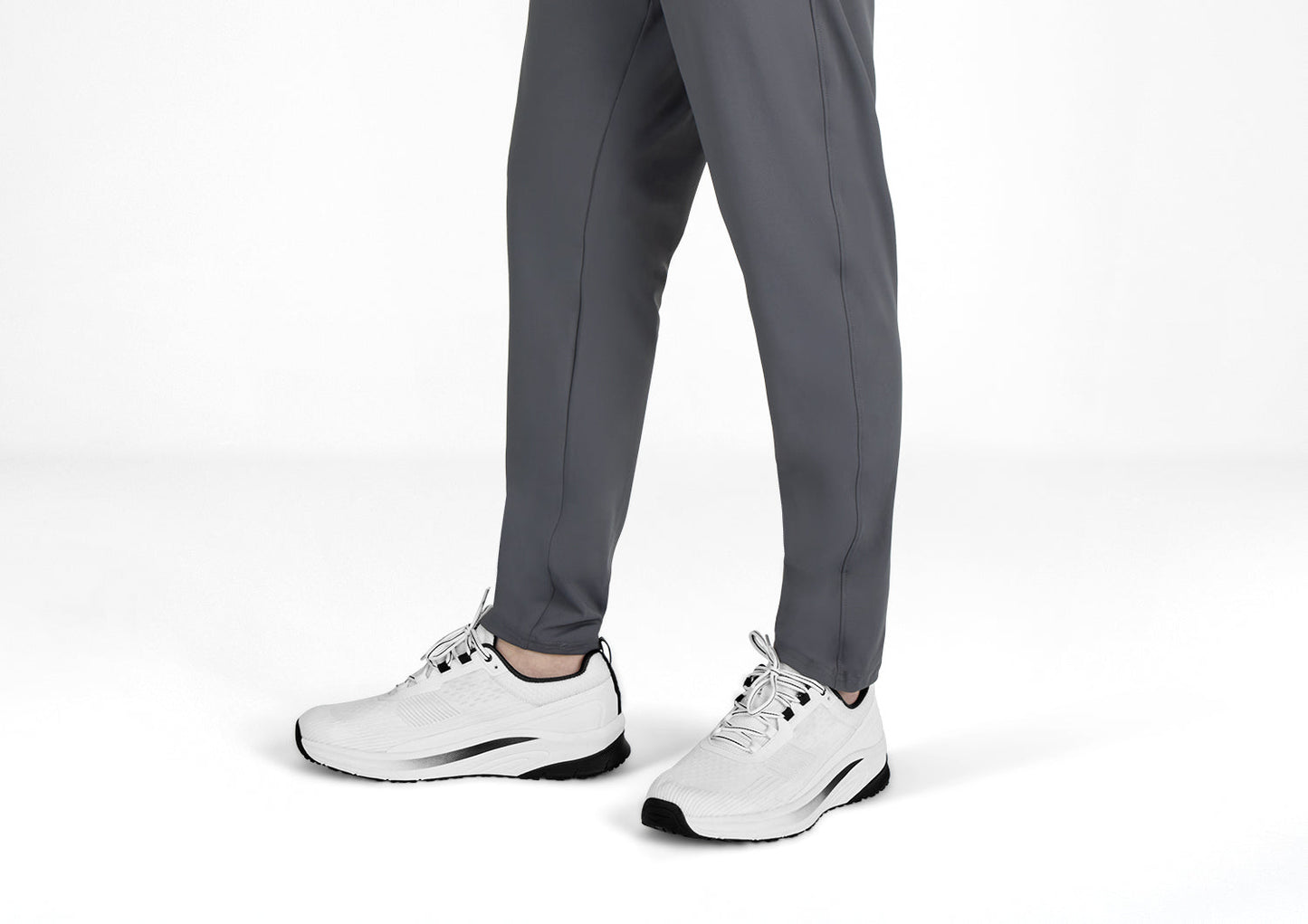 Race - White - Footwear Men Sneakers Stretch