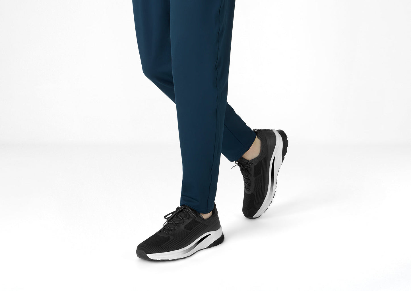 Race - Black - Footwear Men Sneakers Stretch