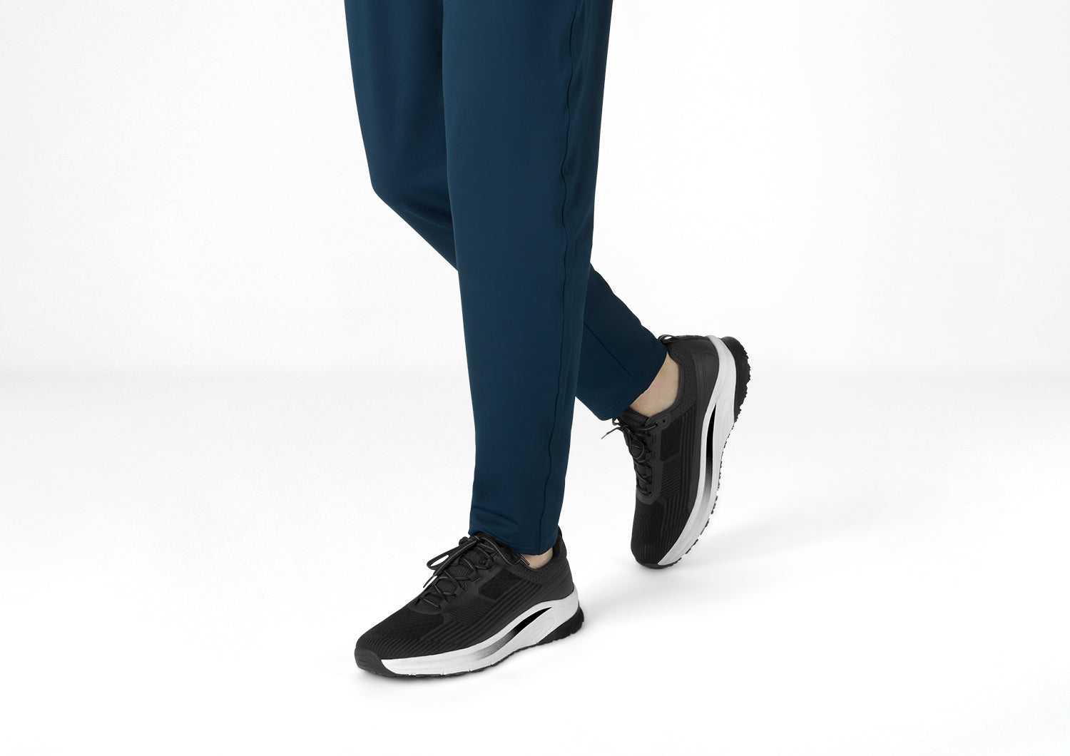 Race - Black - Footwear Men Sneakers Stretch