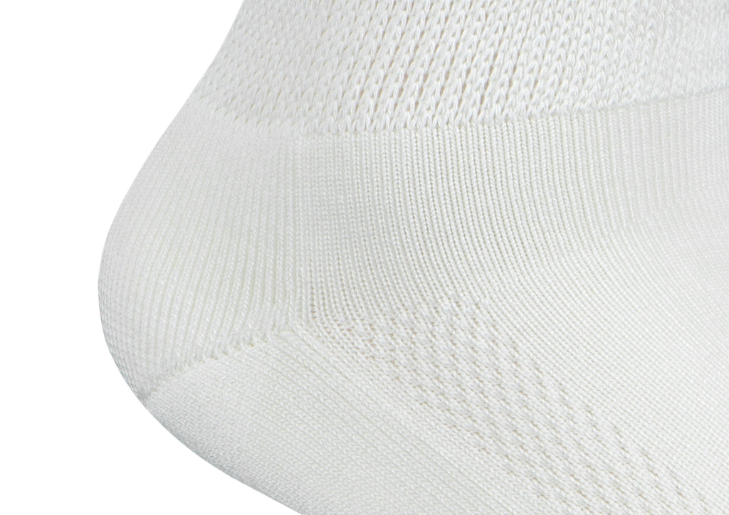 Padded Sole Diabetic Socks - White - Socks